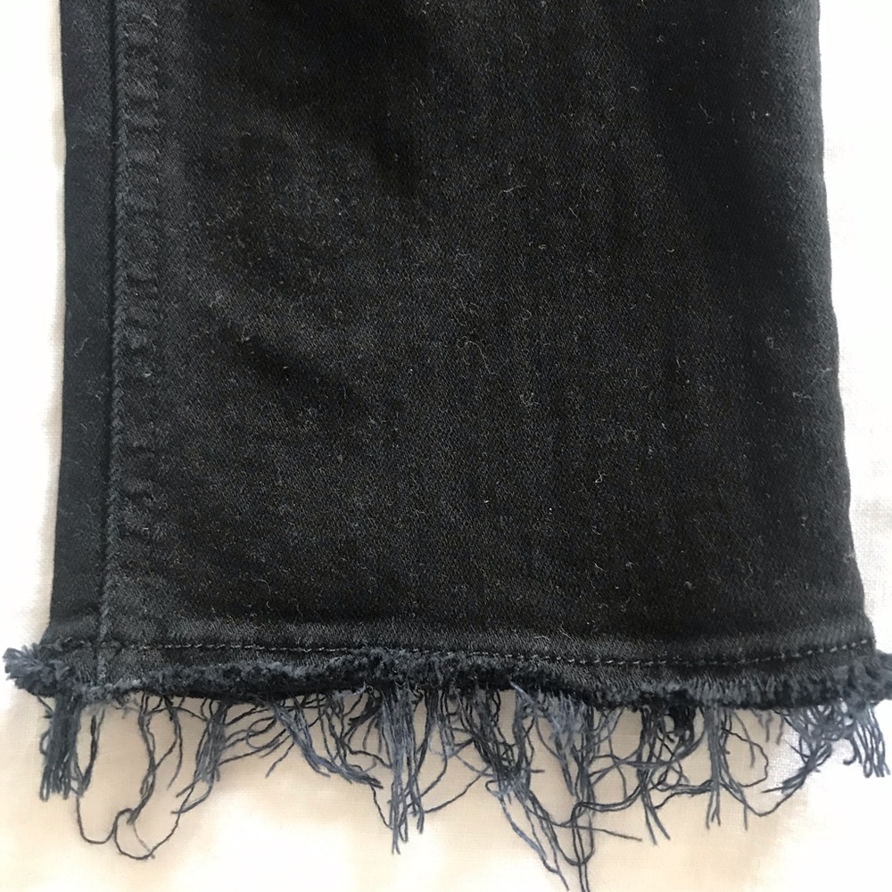 Rag & Bone Black Flare With Distressed Bottom - image 4